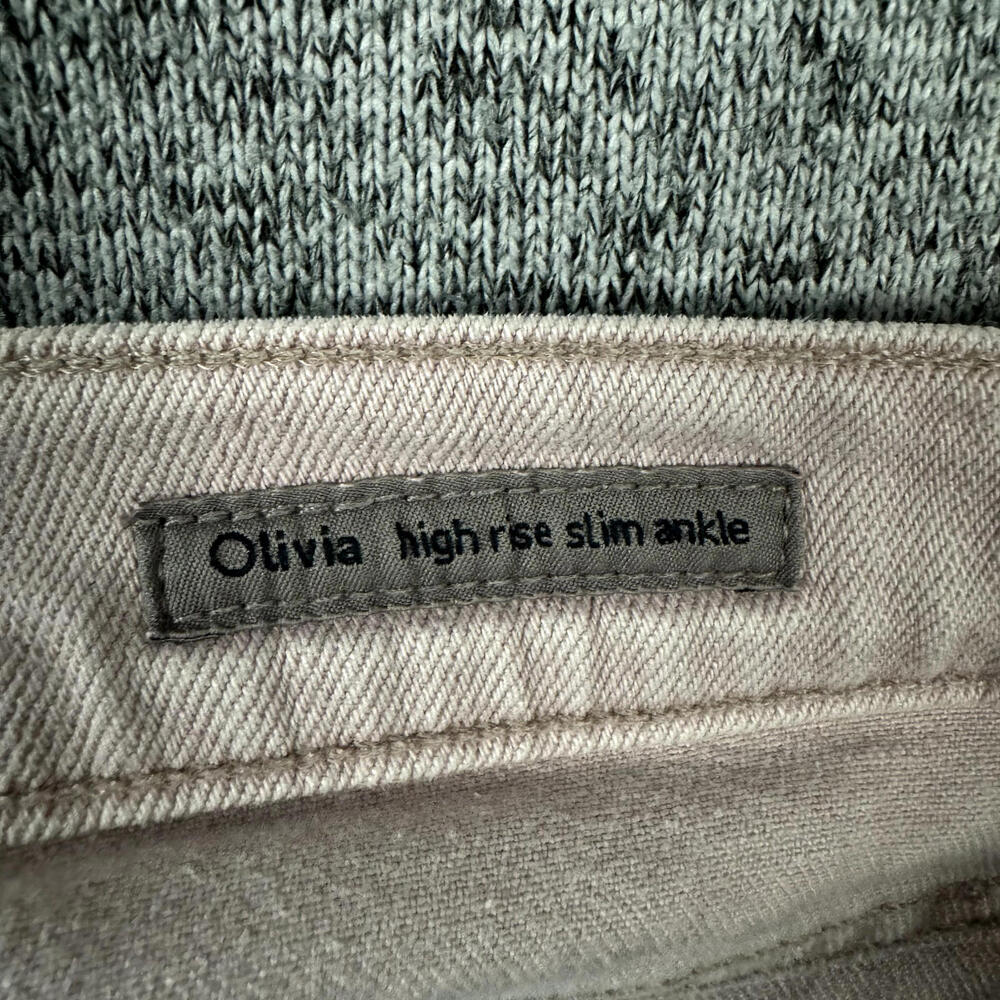 Citizens Of Humanity Size 26 Pink Denim Olivia High Rise Slim Ankle Jeans - Picture 7 of 10